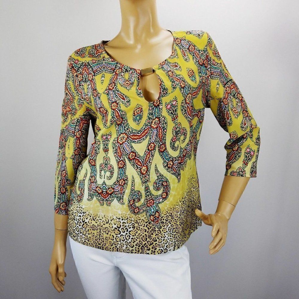 Boho Blouse Multicolor Paisley Milano Top